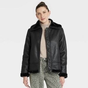 Universal Thread Black Leather Jacket